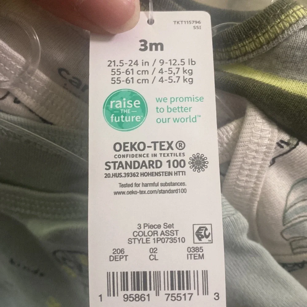 NEW. Carter’s (just one you) Baby boy Bundle of Onesie’s & pants. 3 mont… - Picture 6 of 15